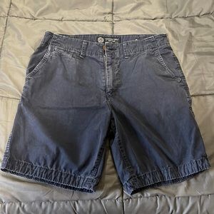 American Eagle AEO Navy Blue Flat Front Shorts